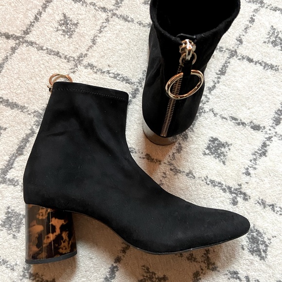 zara tortoise shell boots